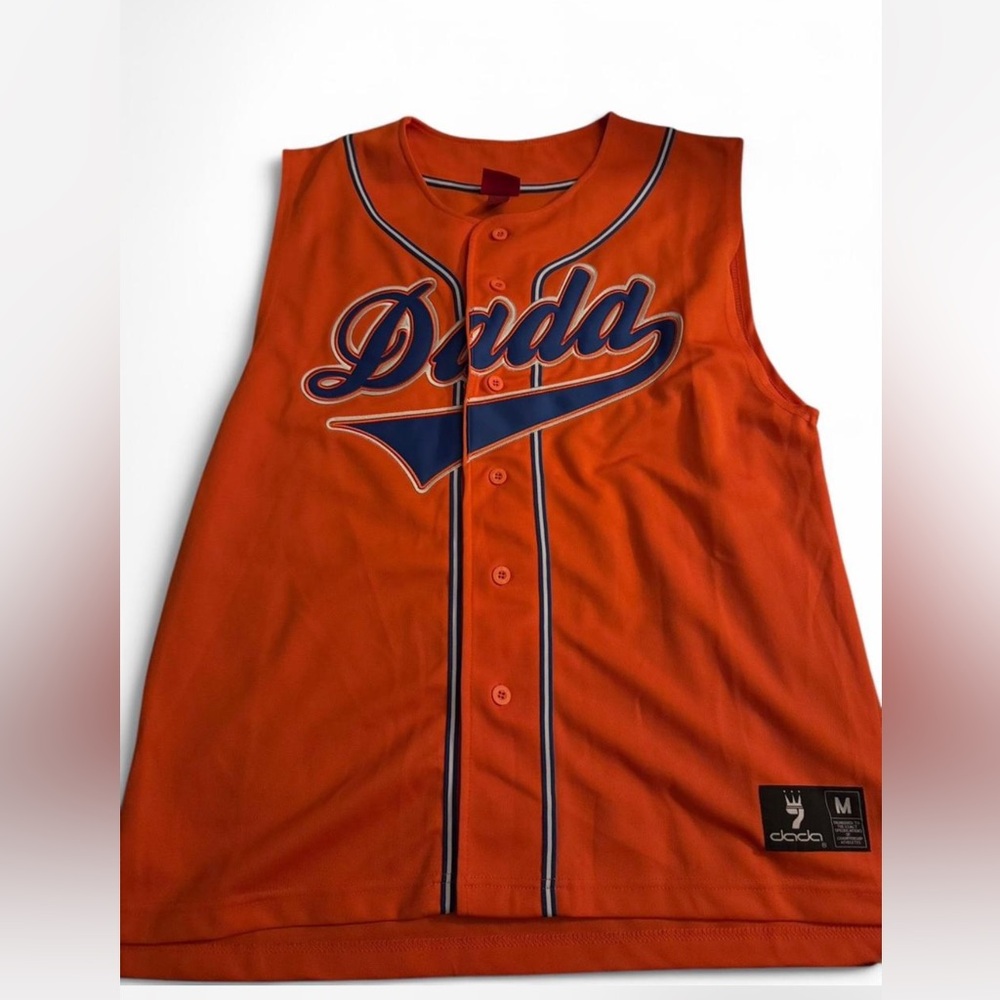 Dada Supreme Y2K Orange Sleeveless Jersey